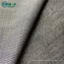 OEKO Polyester Viscose Adhesive Warp Knitted Weft Inserted Fabric Fusible Napping Woven Interlining for Garment